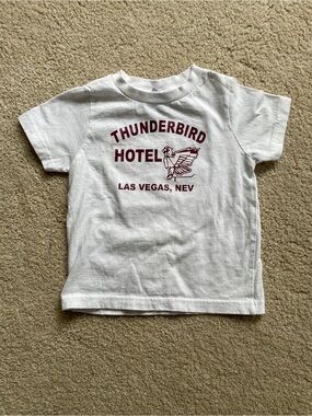 Thunderbird Hotel Las Vegas White Kids Graphic Tee 2T